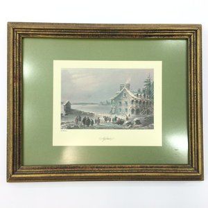Aylmer Framed Watercolor Print by WH Bartlett